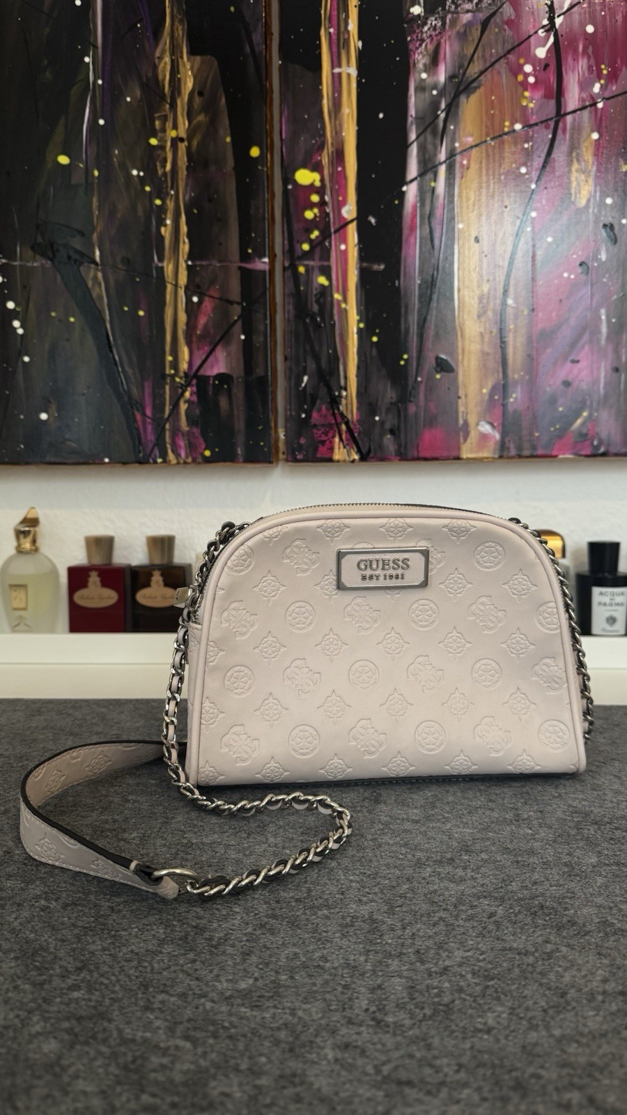 Borsa a tracolla Michael Kors rosa chiaro