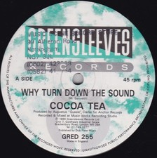 Cocoa Tea - Why Turn Down The Sound - UK 12" Vinyl - 1989 - Greensleeves Records