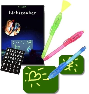 Zeichentisch, UV-Lampe, Secret Pen, Leuchtender Zeichentisch