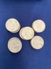 1/2 Roll (20) 1964 Washington Silver Quarters. Nice