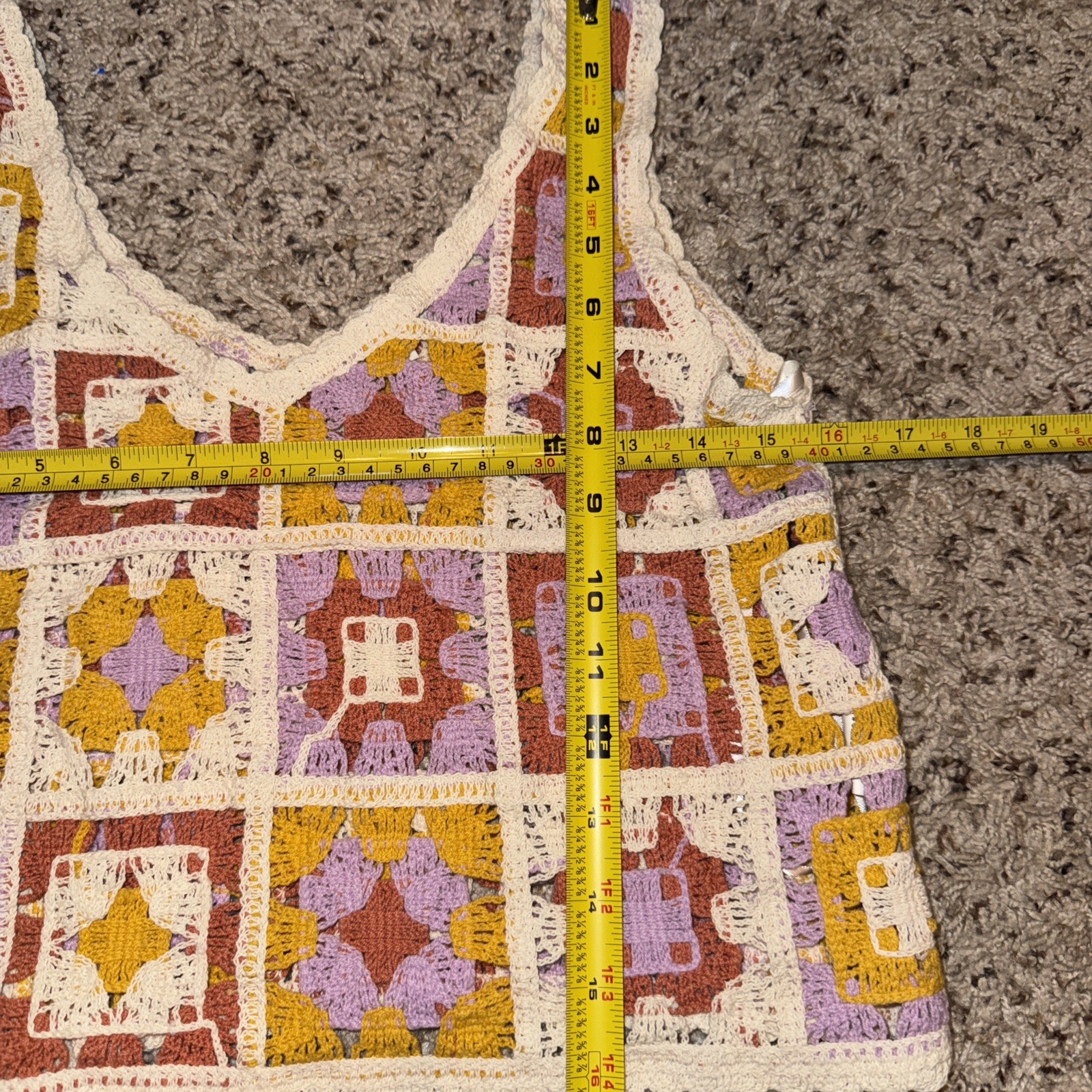 Rebellion S Crochet Patchwork Granny Square Bohem… - image 5