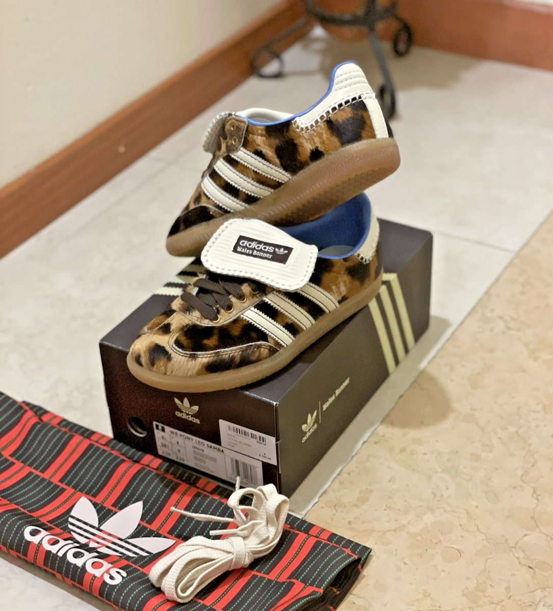 Adidas x Wales Bonner Samba Pony Leo Leopard - 36 2/3 EU - 4.5 US