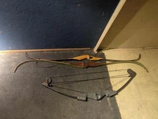 Vintage Archery Indian Bows Lot Of 3