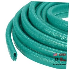 Rubber Edge Trim Guard, 19.7 ft x 25/64" x 9/32" U 19.7 ft x 10mm x 7mm Green