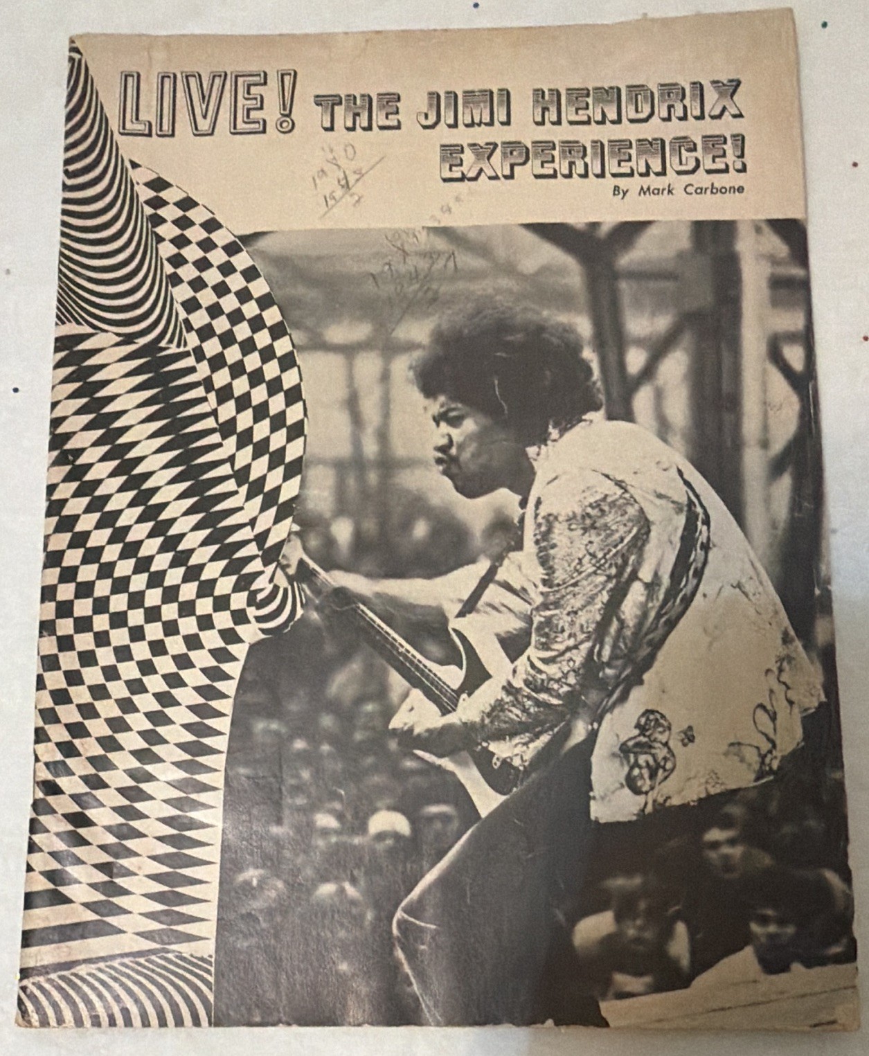 Hullabaloo Magazine August 1968 Vol 3 No 6 Live! The Jimi Hendrix Experience