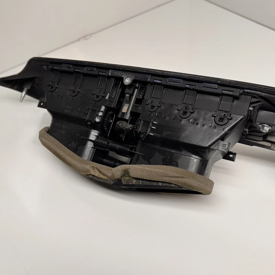 08-10 BMW 535I SERIE 5 EMBELLECEDOR DE TABLERO INTERRUPTOR DE PELIGRO BOTÓN VENTILACIONES DE AIRE GRANO DE MADERA OEM Foto 2 de 4