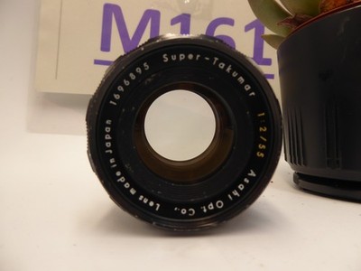 Asahi Super Takumar 55mm f2 Prime Objektiv für M42 Screw Fit oder DSLR serviced 2026