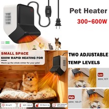   Pet Dog House Heater Outdoor with Thermostat,300 600W Pet House Heater 86sq ft