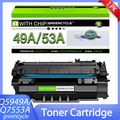 1PACK Q7553A 53A Toner for HP Laserjet P2010 P2014 P2015 M2727 Series Printer