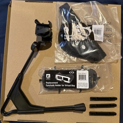 Nintendo Virtual Boy System Exact Replacement Stand + Visor Eyeshade Bracket NEW