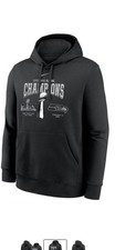 Nike Seattle Seahawks Super Bowl LX Champions Hoodie Black Mens XXL NFL Official