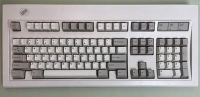 Vintage IBM Model M  Dated Aug 7,  1990 (PN 1391401)     Bolt -Modded