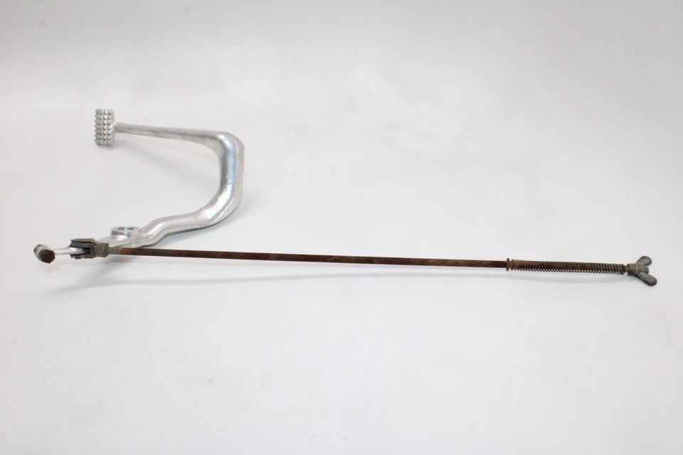 74-76 BMW R90 6 OEM RIGHT REARSET BRAKE FOOT PEDAL W ROD - Image 4 of 4