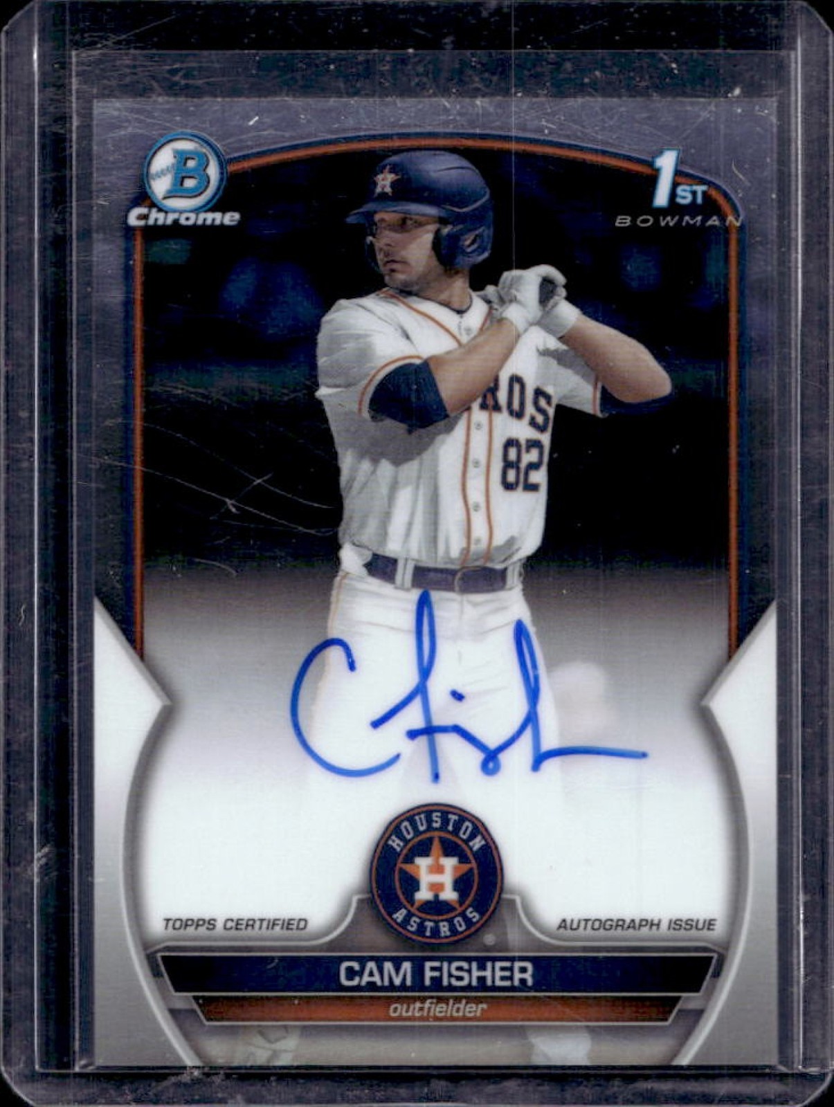 2023 Bowman Draft Cam Fisher Chrome Auto 1st #CDA-CFI Astros