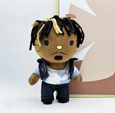 Hello Kitty JUICE WRLD Rapper Figure Plush Doll Fans Collection Toys Gift