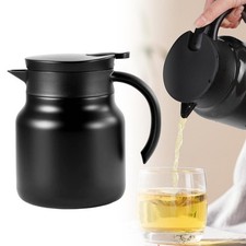 1L Stainless Steel Thermal Coffee Carafe Insulated Vacuum Tea Pot  New