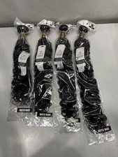 QTHair Natural Black Water Wave Human Hair Bundles 20"22"24"26"