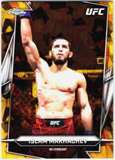 Islam Makhachev Chrome Sapphire 2026 Sapphire Gold Refractor /50