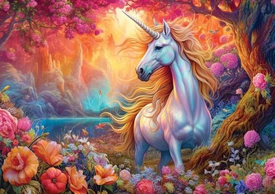 Enchanted Harmony Unicorn 1000-Piece Jigsaw Puzzle
