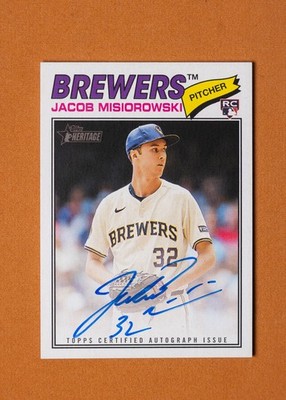 2026 Topps Heritage - Real One Autographs Jacob Misiorowski #ROA-JM (AU, RC)