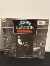 John Lennon Rock And Roll Solo Album LP 1981 First Press Media VG+, Sleeve VG+