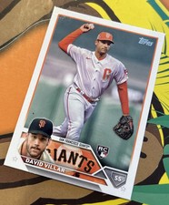 2023 Topps Series 1 - #277 David Villar (RC) San Francisco Giants
