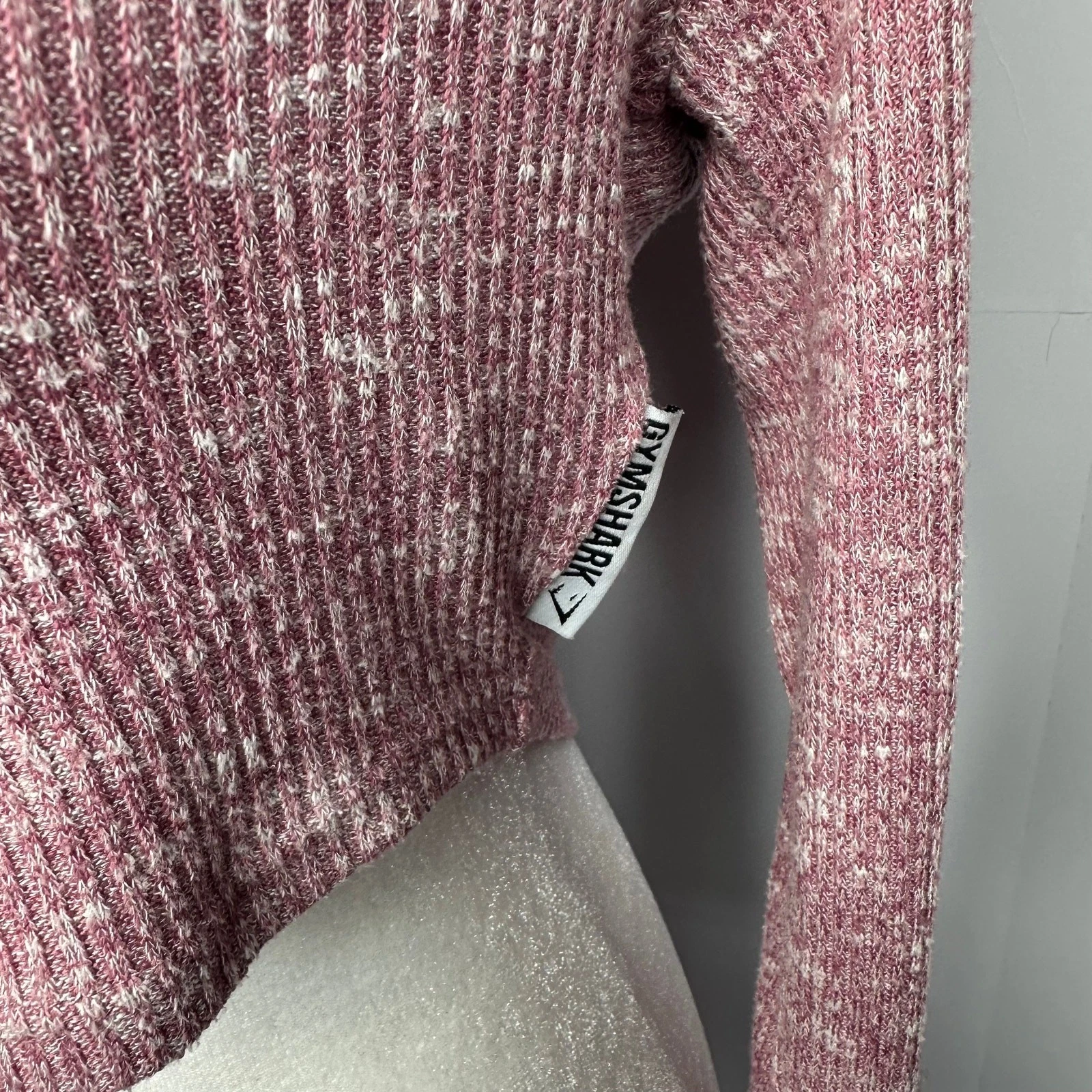 gymshark slounge ribbed cropped athleisure sweater hoodie