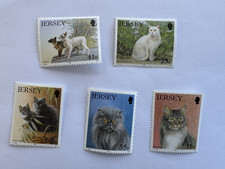 GB Jersey - 1994 Cats #1 and 2002 Cats #2 - 11 Stamps, plus Souvenir Sheet, MNH
