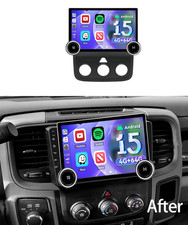 64G For 13-18 Dodge Ram 1500 2500 3500 in Dash Stereo Radio Android Carplay GPS