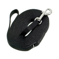 Karlie Art Sportiv Plus Suchleine 5M X 15Mm - Schwarz Schleppleine Hund Leine