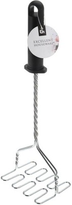 Premium Kartoffelstampfer Edelstahl 35 cm Excellent Houseware, sehr stabil