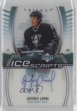 2006-07 Upper Deck Trilogy Ice Scripts Joffrey Lupul #IS-JL Auto 1e15