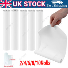 A4 Thermal Printer Paper 8M/Roll Printing Paper Quick-dry Thermal Paper 210mm UK