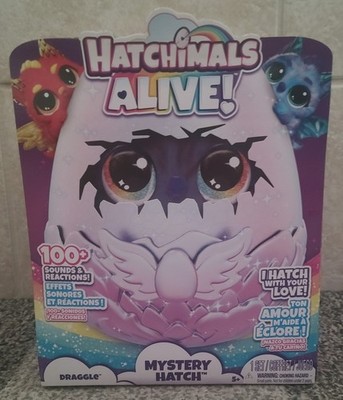 Hatchimals Alive Mystery Hatch Draggle Interactive Egg Toy NEW Sealed