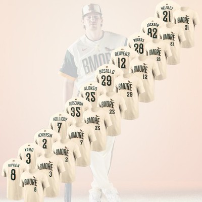 Baltimore Orioles 2026 City Connect Players: Holliday, Alonso, Henderson, Ward..