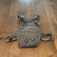Mission Critical Tactical Baby Carrier Infant Vest Soft Front Pack Dad Gray Used