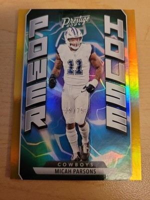 2024 Panini Prestige - PowerHouse Xtra Points Gold Micah Parsons #PH-MPS 29/75