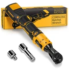 Cordless Ratchet Wrench Compatible DEWALT 20V MAX Battery 1/2" & 3/8" 95 Ft-lbs