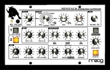 Moog Minitaur Skin White Protective Decal StyleFlip