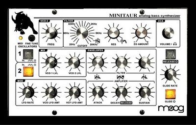 Moog Minitaur Skin | White | Protective Decal | StyleFlip