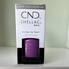 CND Shellac Gel Polish It's Now Oar Never Purple 0.25 fl oz / 7.3 mL PAO 24M