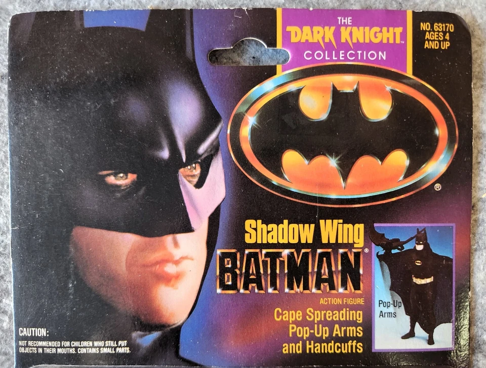 Figura de acción Kenner Dark Knight Collection Shadow Wing Batman 1990 #63170 - NUEVO Foto 2 de 4