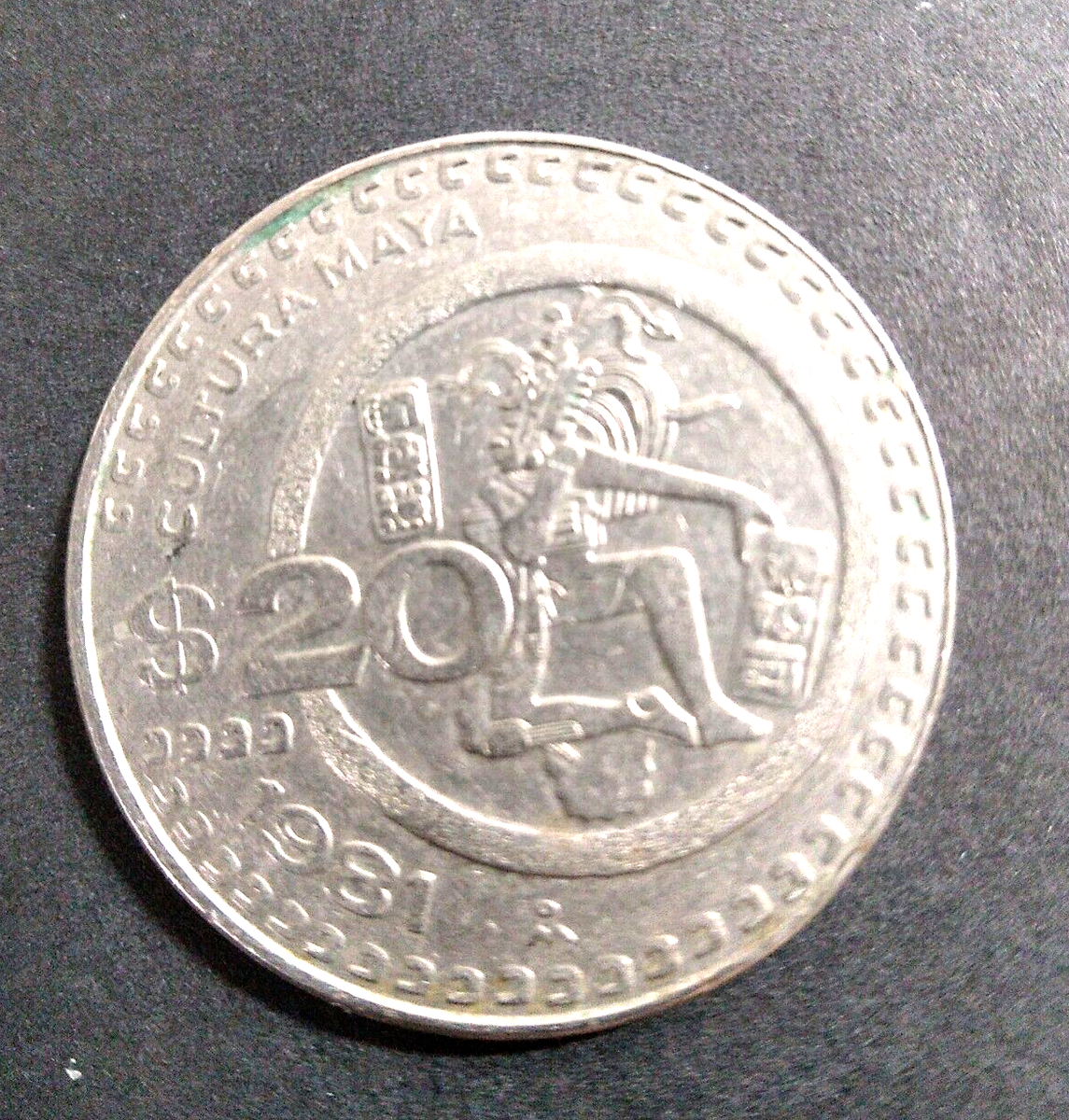 MEXICAN COIN $20 PESOS CULTURA MAYA 1981 | eBay