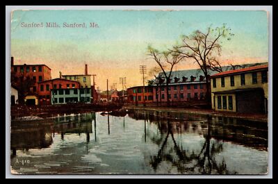 Post Card - Sanford Mills, Sanford, Maine | eBay