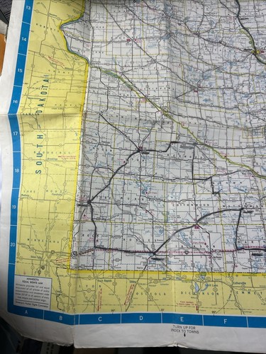 Minnesota Official Highway Road Map 1963 Vacation Land Of 10,000 Lakes - Picture 13 of 16