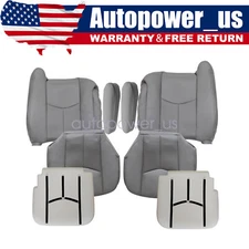 2003-2006 For Cadillac Escalade Both Side PERF Seat Cover / Foam Cushion Gray