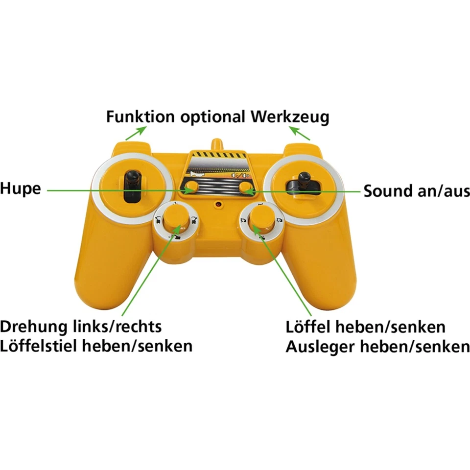 LIEBHERR Raupenbagger Ferngesteuert Modell RC Spielzeug Kind Baustelle Bagger - Bild 3 von 4