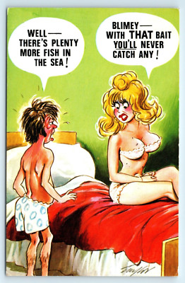 POSTKARTE VIELE WEITERE FISCHE IM MEER - TAYLOR BAMFORTH Nr. 422 POSTED HUMOR