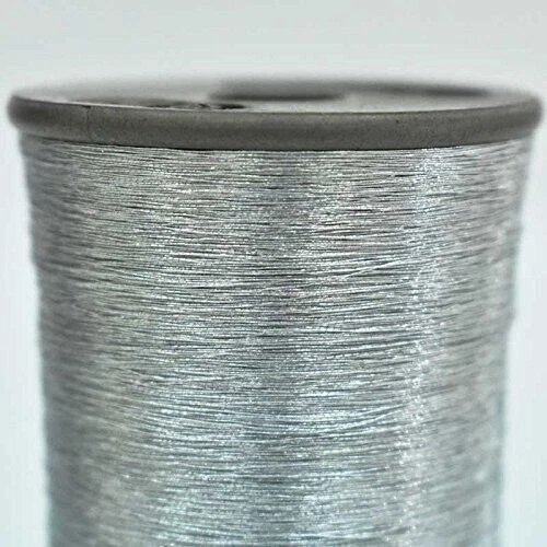 Embroidery material Metallic Zari Thread Jewelry Making, Silver Color 2 REEL - Image 2 of 4