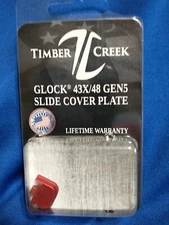 TIMBER CREEK GLOCK 43X/48 GEN5 SLIDE COVER PLATE RED GL 43X SCP R NOS HANDGUN